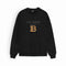 Balmain Towel Embroidered Black Sweatshirt